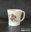 画像1: U.S.A. vintage Fire-king Mug Davy Crockett アメリカヴィンテージ ファイヤーキング  デイビークロケット 茶 マグ マグカップ 1950's (1)