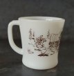画像5: U.S.A. vintage Fire-king Mug Davy Crockett アメリカヴィンテージ ファイヤーキング  デイビークロケット 茶 マグ マグカップ 1950's (5)