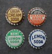 画像2: USA antique SODA Bottle Cap Magnets 4pcs アメリカアンティーク ボトルキャップ マグネット 4個SET ヴィンテージ 1950-70's (2)