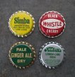 画像2: USA antique SODA Bottle Cap Magnets 4pcs アメリカアンティーク ボトルキャップ マグネット 4個SET ヴィンテージ 1950-70's (2)