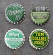 画像2: USA antique SODA Bottle Cap Magnets 4pcs アメリカアンティーク ボトルキャップ マグネット 4個SET ヴィンテージ 1950-70's (2)