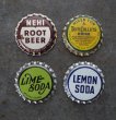 画像3: USA antique SODA Bottle Cap Magnets 4pcs アメリカアンティーク ボトルキャップ マグネット 4個SET ヴィンテージ 1950-70's (3)