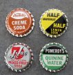 画像2: USA antique SODA Bottle Cap Magnets 4pcs アメリカアンティーク ボトルキャップ マグネット 4個SET ヴィンテージ 1950-70's (2)