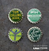 画像: USA antique SODA Bottle Cap Magnets 4pcs アメリカアンティーク ボトルキャップ マグネット 4個SET ヴィンテージ 1950-70's