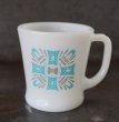 画像2: U.S.A. vintage Fire-king Mug Blue Heaven アメリカヴィンテージ ファイヤーキング ブルーヘブン マグ マグカップ 1970's (2)