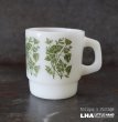 画像1: U.S.A. vintage Fire-king Mug Slender Stalkアメリカヴィンテージ ファイヤーキング  スレンダーストーク 緑 マグ マグカップ 1977-86's (1)