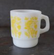 画像2: U.S.A. vintage Fire-king Mug Slender Stalkアメリカヴィンテージ ファイヤーキング  スレンダーストーク 黄 マグ マグカップ 1977-86's