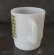画像3: U.S.A. vintage Fire-king Mug SquareGingham アメリカヴィンテージ ファイヤーキング スクエアギンガム 緑  マグ マグカップ 1960-76's (3)