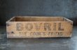 画像2: 【RARE】ENGLAND antique BOVRIL BOX イギリスアンティーク 木製 ウッドボックス 木箱 1910-30's  