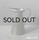 画像: ENGLAND antique Enamel Jug イギリスアンティーク ホーロー ジャグ ピッチャー フレンチ ホウロウ 1920-30's