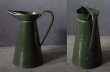 画像2: ENGLAND antique Enamel Jug イギリスアンティーク ホーロー ジャグ ピッチャー フレンチ ホウロウ 1920-30's (2)