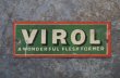 画像2: 【RARE】ENGLAND antique VIROL SIGN PLATE イギリスアンティーク VIROL 小さなサインプレート  1920-30's  (2)