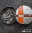 画像1: USA antique Burroughs TIN & NAILS アメリカアンティーク ティン缶&ネイル・釘 ブリキ缶 押しピン ヴィンテージ 1960-80's  (1)