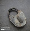 画像1: SALE【30%OFF】FRANCE antique PADROCK No Key フランスアンティーク クマ型 刻印入 パドロック 南京錠 ヴィンテージ ビンテージ 1930－50's (1)
