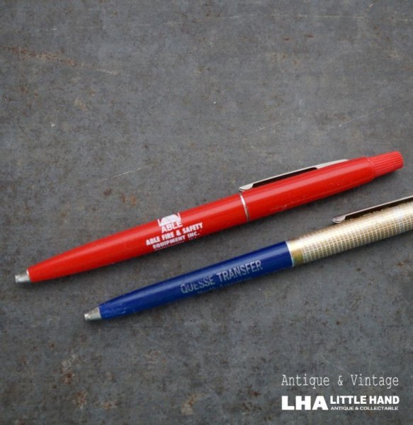 画像1: USA antique ADVERTISING PENS【カスタム加工済】アメリカアンティーク アドバタイジング ボールペン 広告入 ヴィンテージ  1960-80's (1)
