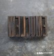 画像1: U.S.A. antique Letterpress WELCOME アメリカアンティーク 木製プリンターブロック 7個 Ｈ4.3ｃｍ ヴィンテージ スタンプ ビンテージ はんこ 数字 1900-40's  (1)