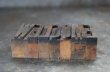 画像5: U.S.A. antique Letterpress WELCOME アメリカアンティーク 木製プリンターブロック 7個 Ｈ4.3ｃｍ ヴィンテージ スタンプ ビンテージ はんこ 数字 1900-40's  (5)