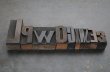 画像8: U.S.A. antique Letterpress 10cs アメリカアンティーク 木製プリンターブロック 10個セット H7.5cm〜H3.4cm  ヴィンテージ スタンプ ビンテージ はんこ 1900-60's  (8)