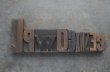 画像7: U.S.A. antique Letterpress 10cs アメリカアンティーク 木製プリンターブロック 10個セット H7.5cm〜H3.4cm  ヴィンテージ スタンプ ビンテージ はんこ 1900-60's  (7)