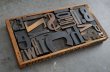 画像3: USA・ENGLAND・FRANCE antique Letterpress & PHILADELPHIA Cheese Box アンティーク プリンターブロック【25ピース・PHILADELPHIAチーズボックス木箱付】ビンテージ ヴィンテージ 1900－1960's  (3)