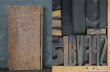 画像9: USA・ENGLAND・FRANCE antique Letterpress & PHILADELPHIA Cheese Box アンティーク プリンターブロック【26ピース・PHILADELPHIAチーズボックス木箱付】ビンテージ ヴィンテージ 1900－1960's  (9)