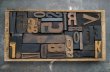 画像4: USA・ENGLAND・FRANCE antique Letterpress & Cheese Box アンティーク プリンターブロック【30ピース・チーズボックス木箱付】ビンテージ ヴィンテージ 1900－1960's  (4)