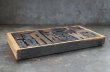 画像6: USA・ENGLAND・FRANCE antique Letterpress & PHILADELPHIA Cheese Box アンティーク プリンターブロック【26ピース・PHILADELPHIAチーズボックス木箱付】ビンテージ ヴィンテージ 1900－1960's  (6)