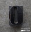 画像1: U.S.A. antique Letterpress 【O】アメリカアンティーク 木製プリンターブロック Ｈ5ｃｍ ヴィンテージ スタンプ ビンテージ はんこ 数字 1900-40's  (1)
