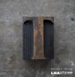 画像1: U.S.A. antique Letterpress 【T】アメリカアンティーク 木製プリンターブロック Ｈ5ｃｍ ヴィンテージ スタンプ ビンテージ はんこ 数字 1900-40's  (1)