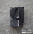 画像1: U.S.A. antique Letterpress 【P】アメリカアンティーク 木製プリンターブロック Ｈ5ｃｍ ヴィンテージ スタンプ ビンテージ はんこ 数字 1900-40's 