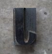 画像2: U.S.A. antique Letterpress 【J】アメリカアンティーク 木製プリンターブロック Ｈ5ｃｍ ヴィンテージ スタンプ ビンテージ はんこ 数字 1900-40's  (2)