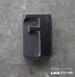画像1: U.S.A. antique Letterpress 【F】アメリカアンティーク 木製プリンターブロック Ｈ5ｃｍ ヴィンテージ スタンプ ビンテージ はんこ 数字 1900-40's  (1)