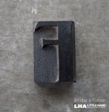 画像: U.S.A. antique Letterpress 【F】アメリカアンティーク 木製プリンターブロック Ｈ5ｃｍ ヴィンテージ スタンプ ビンテージ はんこ 数字 1900-40's 