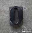 画像1: U.S.A. antique Letterpress 【O】アメリカアンティーク 木製プリンターブロック Ｈ5ｃｍ ヴィンテージ スタンプ ビンテージ はんこ 数字 1900-40's  (1)