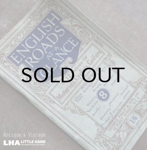 画像: ENGLAND antique MAP イギリスアンティーク マップ 地図 ヴィンテージ 地図本 ロードマップ 本 ビンテージ 1930-60's