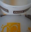 画像10: U.S.A. vintage Fire-king Mug Abstract Flower アメリカヴィンテージ ファイヤーキング アブストラクトフラワー 黄土 茶 マグ マグカップ 1960-76's (10)
