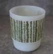 画像4: U.S.A. vintage Fire-king Mug Jaggy Stripeアメリカヴィンテージ ファイヤーキング ジャギーストライプ 暗緑  マグ マグカップ 1960-76's (4)