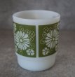 画像5: U.S.A. vintage Fire-king Mug Marguerite アメリカヴィンテージ ファイヤーキング マーガレット 緑  マグ マグカップ 1960-76's (5)