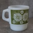 画像3: U.S.A. vintage Fire-king Mug Marguerite アメリカヴィンテージ ファイヤーキング マーガレット 緑  マグ マグカップ 1960-76's (3)