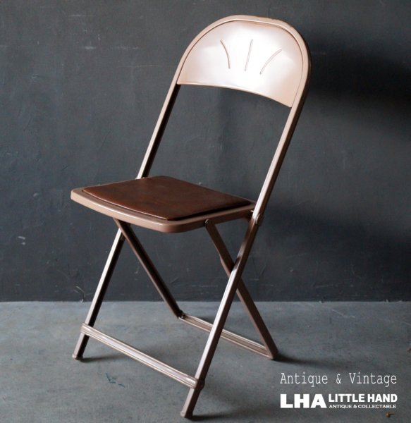 画像1: U.S.A. antique HAMPDEN SPELIALTY PRODUCTS Inc. FOLDING CHAIR アメリカアンティーク フォールディングチェア ビンテージ 折りたたみ椅子 ヴィンテージ 1960-90's (1)