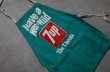 画像3: U.S.A. antique 7UP ADVERTISING APRON アメリカアンティーク アドバタイジング 広告入 7up ワークエプロン・ショップエプロン 1960-70's (3)