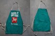 画像2: U.S.A. antique 7UP ADVERTISING APRON アメリカアンティーク アドバタイジング 広告入 7up ワークエプロン・ショップエプロン 1960-70's (2)