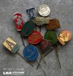 画像1: SALE【50%OFF】NETHERLANDS antique ADVERTISING HAT PINS 12pcs オランダアンティーク ハットピン ヴィンテージ 12本SET 1960-80's (1)