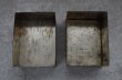画像6: ENGLAND antique TEA TINS 2pcs イギリスアンティーク ナンバー入 紅茶缶 2個SET サンプル ティン缶 ブリキ缶 1920-30's  (6)
