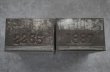 画像2: ENGLAND antique TEA TINS 2pcs イギリスアンティーク ナンバー入 紅茶缶 2個SET サンプル ティン缶 ブリキ缶 1920-30's  (2)