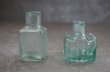 画像3: ENGLAND antique ink Bottles 2pcs イギリスアンティーク ガラス インクボトル 2個SET 瓶 ガラスボトル 1890－1910's
