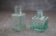 画像2: ENGLAND antique ink Bottles 2pcs イギリスアンティーク ガラス インクボトル 2個SET 瓶 ガラスボトル 1890－1910's