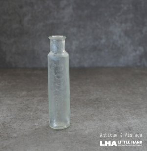 画像: ENGLAND antique Glass Bottle イギリスアンティーク ガラスボトル H10.7cm ガラス瓶 1900-20's