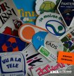 画像1: SALE【50%OFF】FRANCE & U.S.A. antique  STICKERS 16pcs フランス＆アメリカ アンティーク ステッカー シール ヴィンテージ 16枚SET 1980-90's (1)