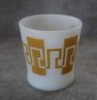 画像5: U.S.A. vintage FIRE KING Greek key アメリカヴィンテージ ファイヤーキング グリークキー 黄土 マグ マグカップ 1960-76's (5)